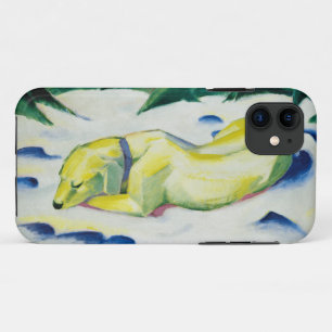 Case-Mate iPhone Case Chien couché dans la neige peinture par Franz Marc