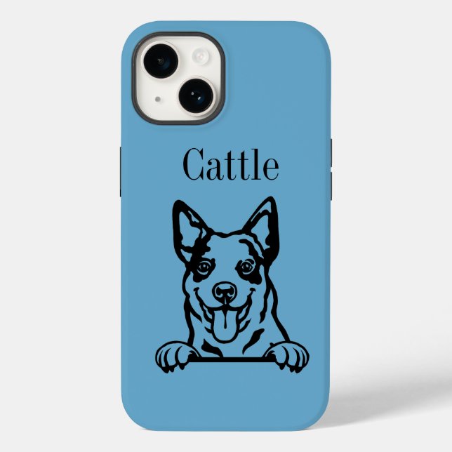 Coques Case-Mate iPhone Chien de bétail australien (Verso)