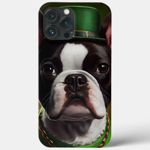 Case-Mate iPhone Case Chien de Boston Terrier en Robe du Jour de la Sain