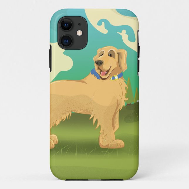 Coques Case-Mate iPhone Chien de compagnie dans le parc (Dos)