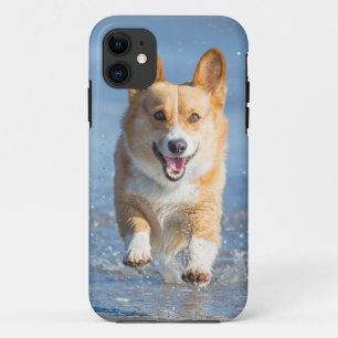 Coque Case-Mate Pour iPhone Chien de corgi de Gallois de Pembroke fonctionnant
