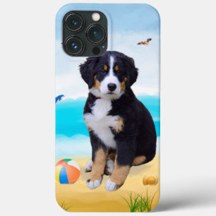 Case-Mate iPhone Case Chien de montagne bernois sur la plage