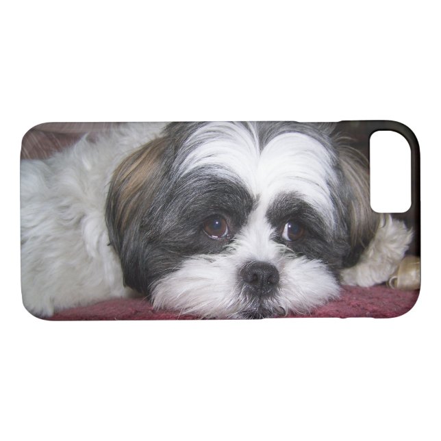 Coques Case-Mate iPhone Chien de Shih Tzu (Dos (Horizontal))