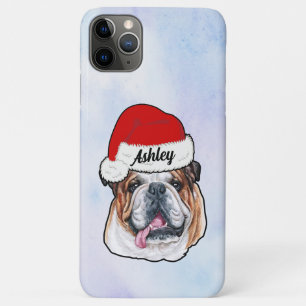 Case-Mate iPhone Case Chien de vacances Casquette de Noël