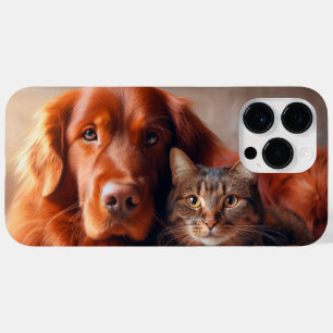 Coque Pour Pour iPhone 14 Pro Max Chien et chat