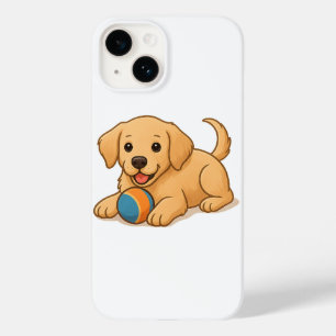 Coque Pour iPhone 14 chien illustration chien réaliste chien art enfant