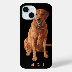 Coque Pour iPhone 15 Chien jaune rouge de Fox labrador retriever de