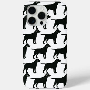 Coque iPhone 15 Pro Max Chien Lab noir