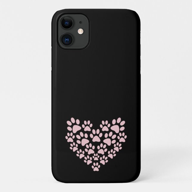 Coques Case-Mate iPhone Chien Paws, Chiot Paws, Animal Paws, Coeur, Animal (Dos)