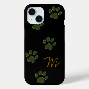 Coque Pour iPhone 15 Chien Paws personnalisé