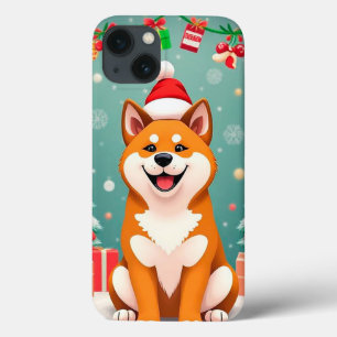 Case-Mate iPhone Case Chien Shiba Inu de Noël