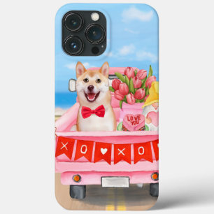 Case-Mate iPhone Case Chien Shiba Inu Saint Valentin Coeurs de Camion