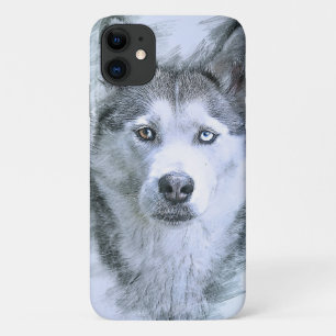 Case-Mate iPhone Case Chien Sibérie Husky Dessin Chien à traîneau