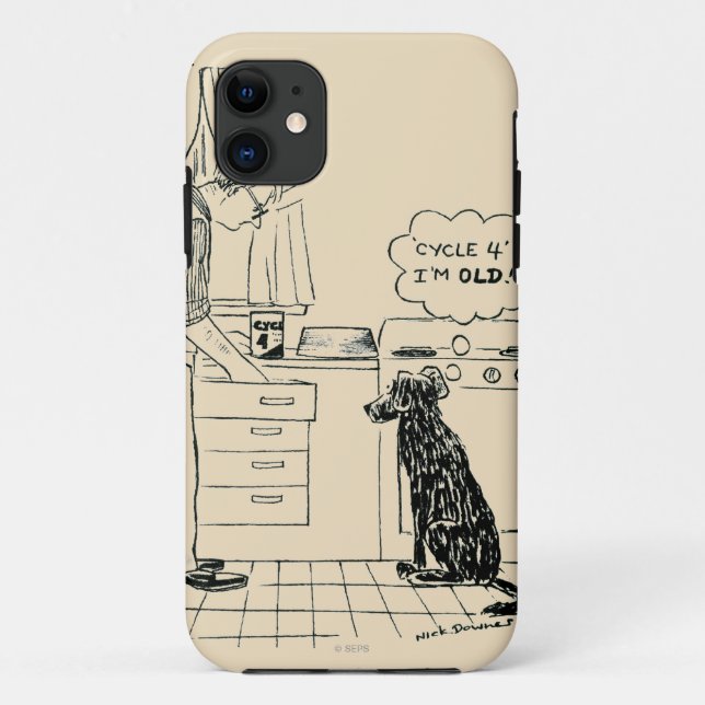 Coques Case-Mate iPhone Chien vieillissant (Dos)