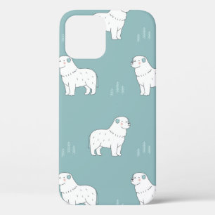 Case-Mate iPhone Case Chien vintage des Grands Pyrénées illustration tra
