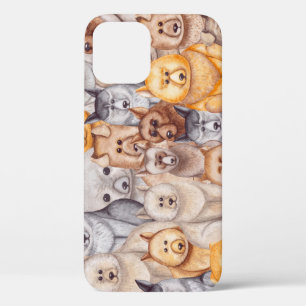Case-Mate iPhone Case Chiens Aquarellés : Whimsical Seamless Fun