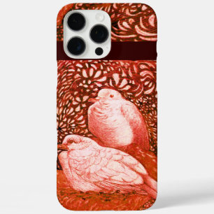 iPhone 16 PRO MAX CASE CHIENS BLANCS EN ROUGE