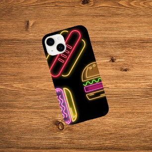 Coque Pour iPhone 14 Chiens chauds et hamburger de restauration rapide