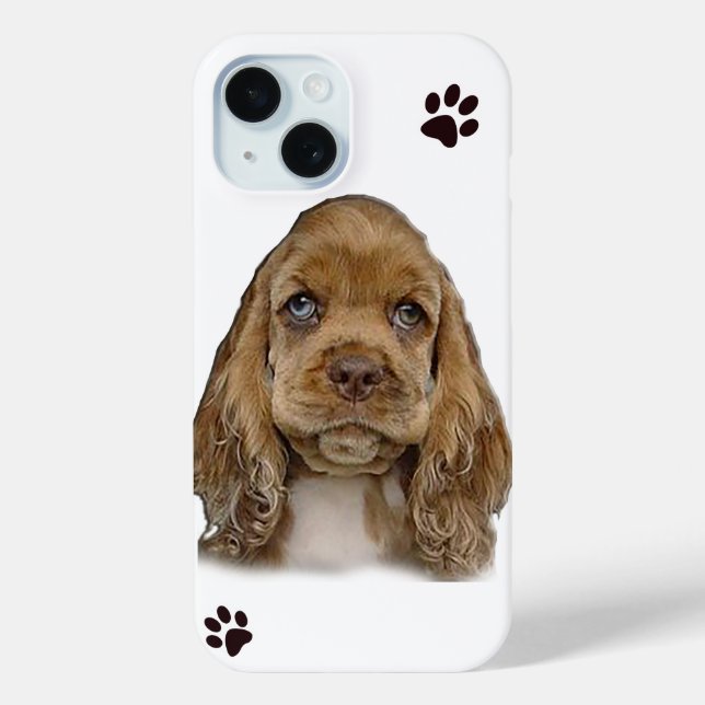 Coques Case-Mate iPhone Chiens de chiots (Verso)
