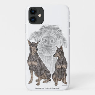 Case-Mate iPhone Case Chiens de Doberman noir et tan