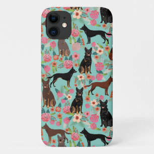 Case-Mate iPhone Case Chiens de Kelpie Monnaie vintage à fleurs