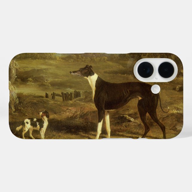 Coques Case-Mate iPhone Chiens, Greyhound et Espagnol, Docteur Fop par Her (Verso (horizontal))