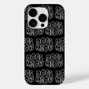 Coque Pour iPhone 14 Pro Chiens Meow