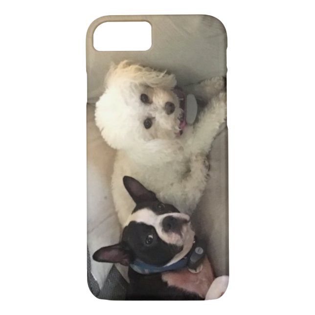 Coques Case-Mate iPhone chiens sur le divan (Dos)