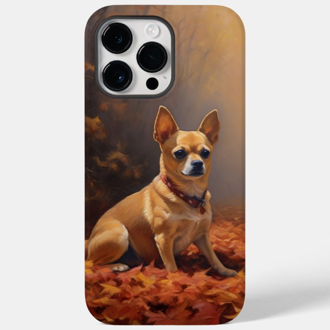 Coques Case-Mate iPhone Chihuahua à l'automne Leaves automne Inspire (Verso)