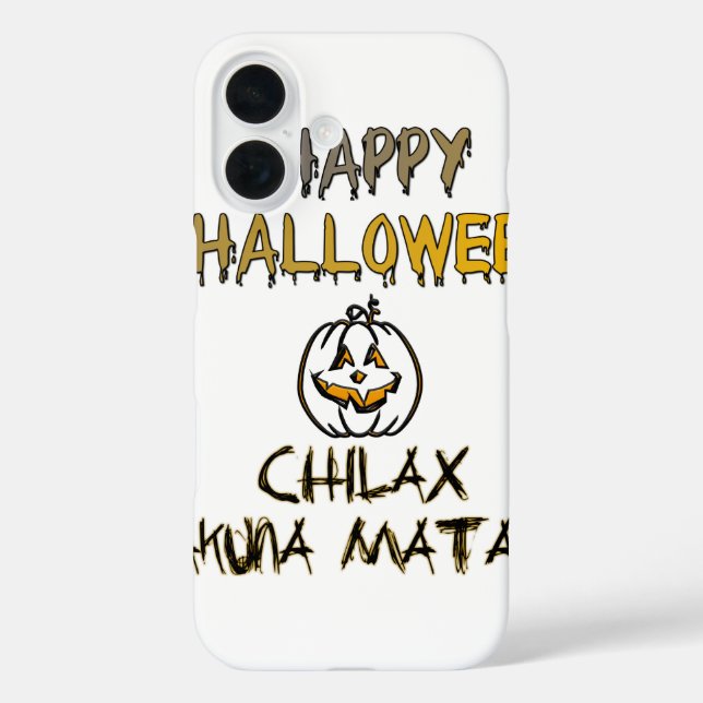 Coques Case-Mate iPhone Chilax Éffrayant & Fun : Happy Halloween Collectio (Verso)