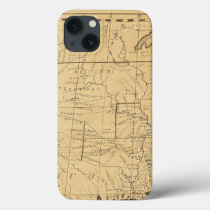Etui iPhone 13 Children's Map Of The United States