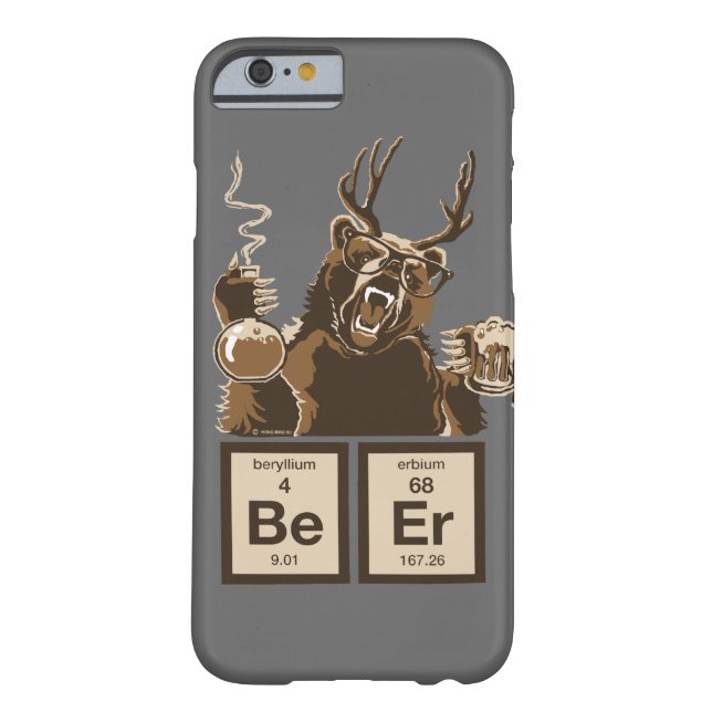 Coques Case-Mate iPhone Chimie amusante bière découverte par l'ours (Dos)