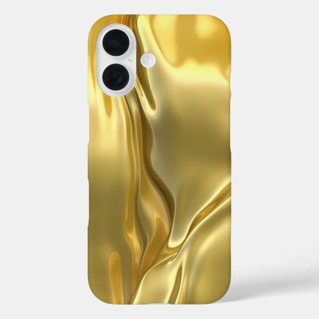 Coques Case-Mate iPhone Chimmer Abstrait d'or liquide (Verso)