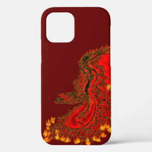 Case-Mate iPhone Case Chine Dragon rouge et or design