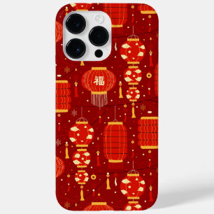 Coque Pour Pour iPhone 14 Pro Max Chinois Nouvel An Red Lucky Red Lanternes
