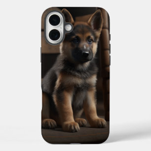 Coques iPhone 16 Plus Chiot berger allemand