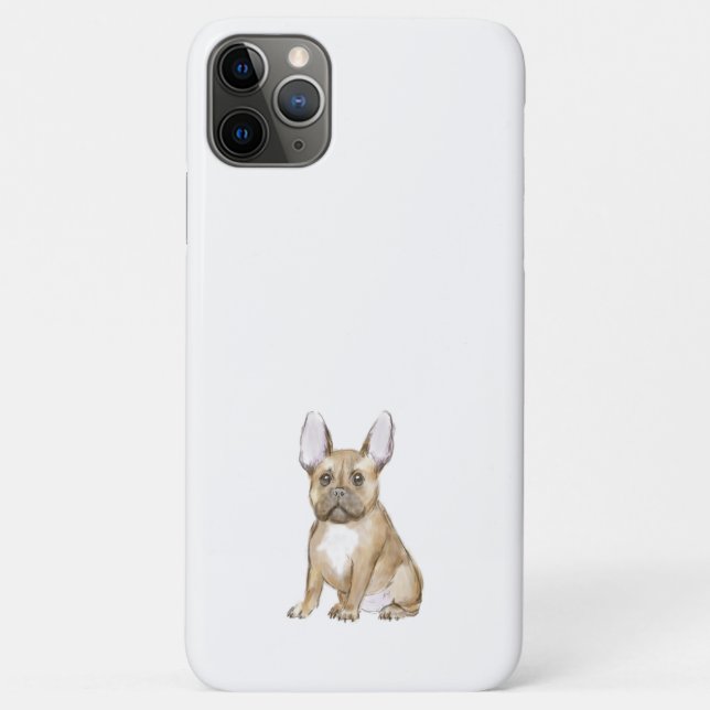 Coques Case-Mate iPhone Chiot bouledogue français adorable (Dos)