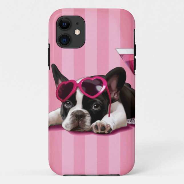 Coques Case-Mate iPhone Chiot de bouledogue français (Dos)