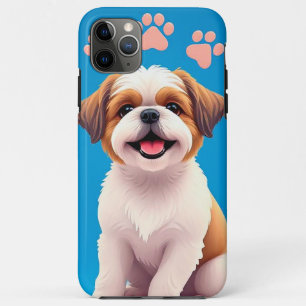 Case-Mate iPhone Case 🐶✨ Chiot de dessin animé adorable Énergie ludique