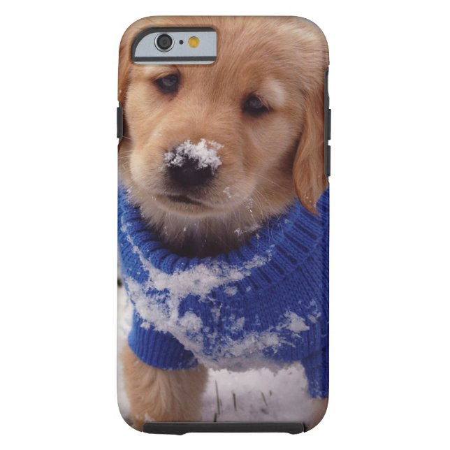 Coques Case-Mate iPhone Chiot de golden retriever (Dos)