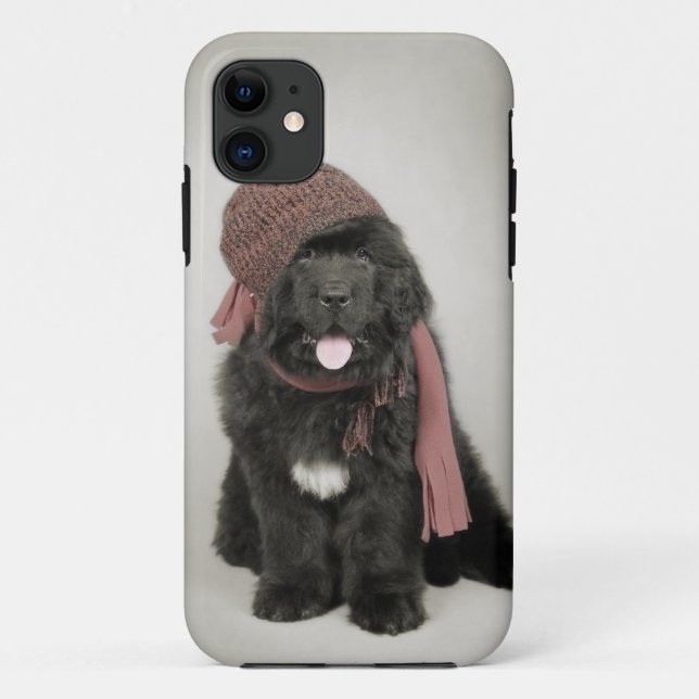 Coques Case-Mate iPhone Chiot de Terre-Neuve (Dos)