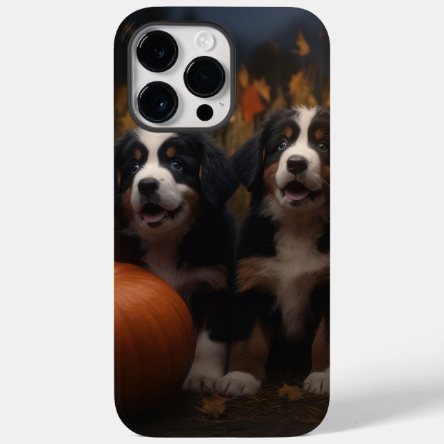 Coques Case-Mate iPhone Chiots de montagne bernois Délice d'automne Citrou (Verso)