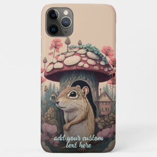 Case-Mate iPhone Case Chipmunk Champignons Fleur sauvage Cottagecore per