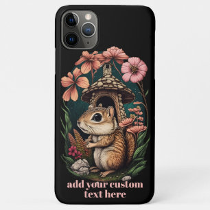 Case-Mate iPhone Case Chipmunk Champignons Fleur sauvage Cottagecore per