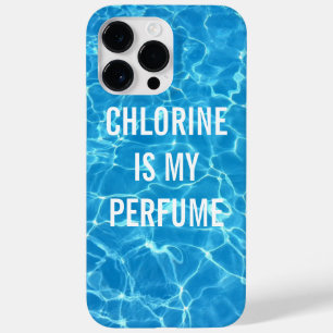 Coque Pour Pour iPhone 14 Pro Max Chlorine Est Mon Parfum Piscine Typographique
