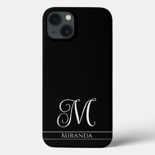 Case-Mate iPhone Case Choisissez votre propre couleur - Monogramme minim