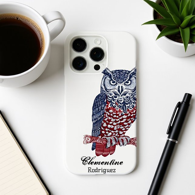 Coques Case-Mate iPhone Chouette complexe (Créateur téléchargé)