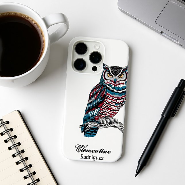 Coques Case-Mate iPhone Chouette complexe (Créateur téléchargé)