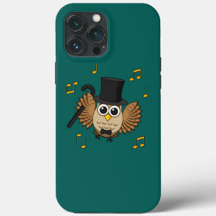Case-Mate iPhone Case Chouette dansante mignonne avec notes musicales De