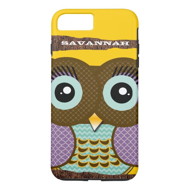 Coques Case-Mate iPhone Chouette de Corail Aqua Coloré (Dos)
